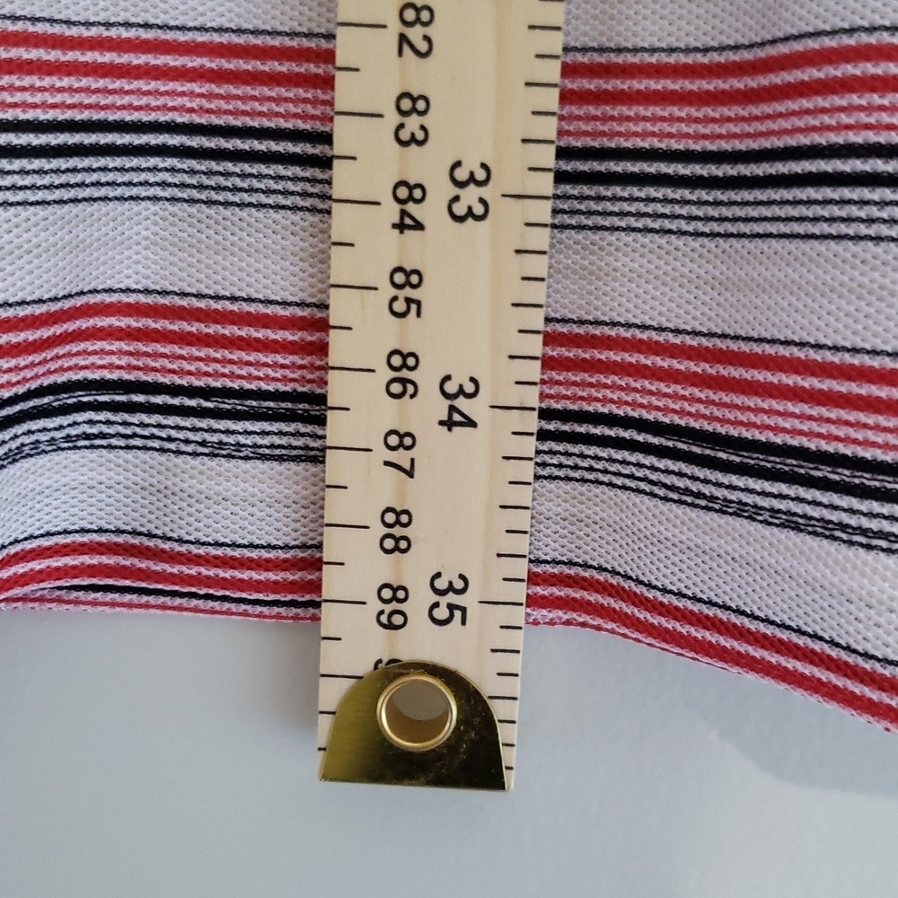 Cracked Wheat Tennis Dress Small Stripe Pocket Short Sleeve Athletic Golf Preppy - Picture 9 of 15